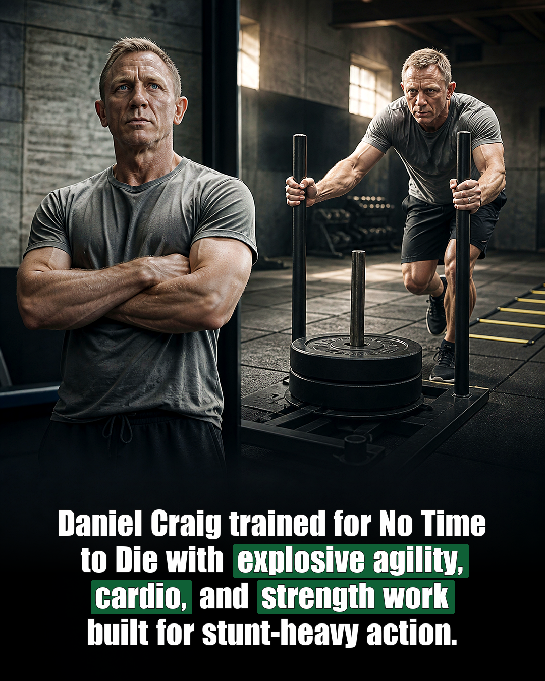 Why Daniel Craig’s Final Bond Workout Skipped Heavy Weights
