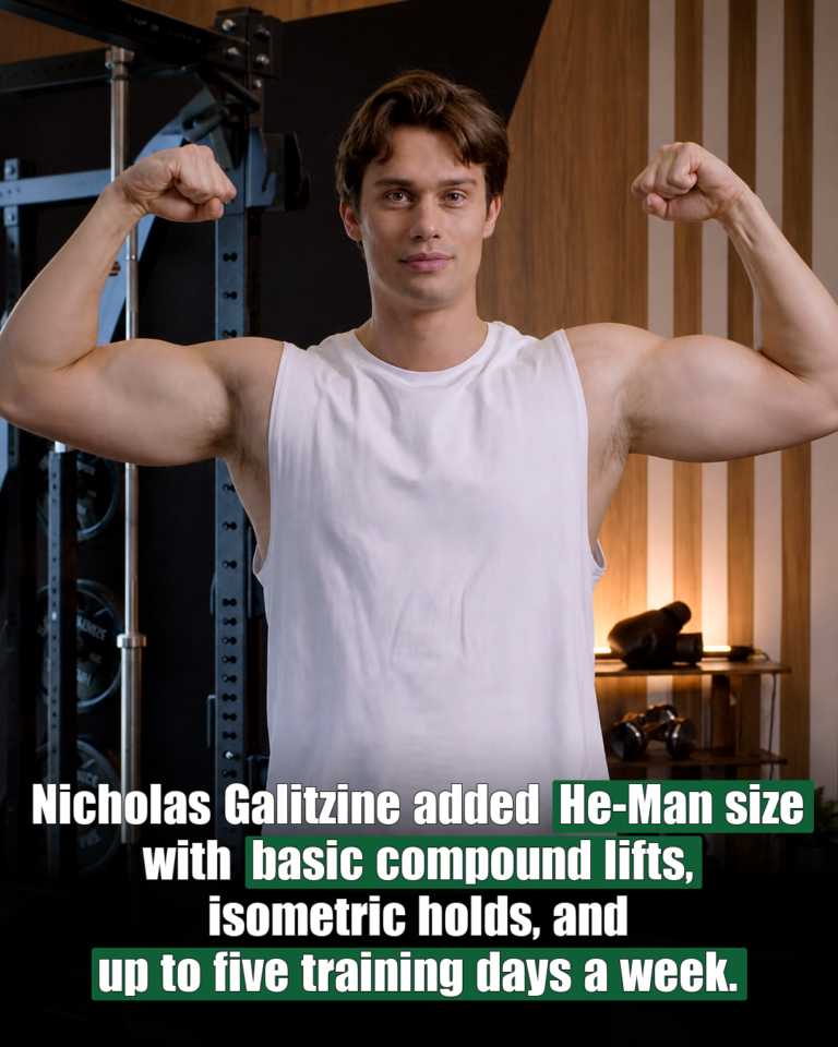 Nicholas Galitzine's He-Man strength training