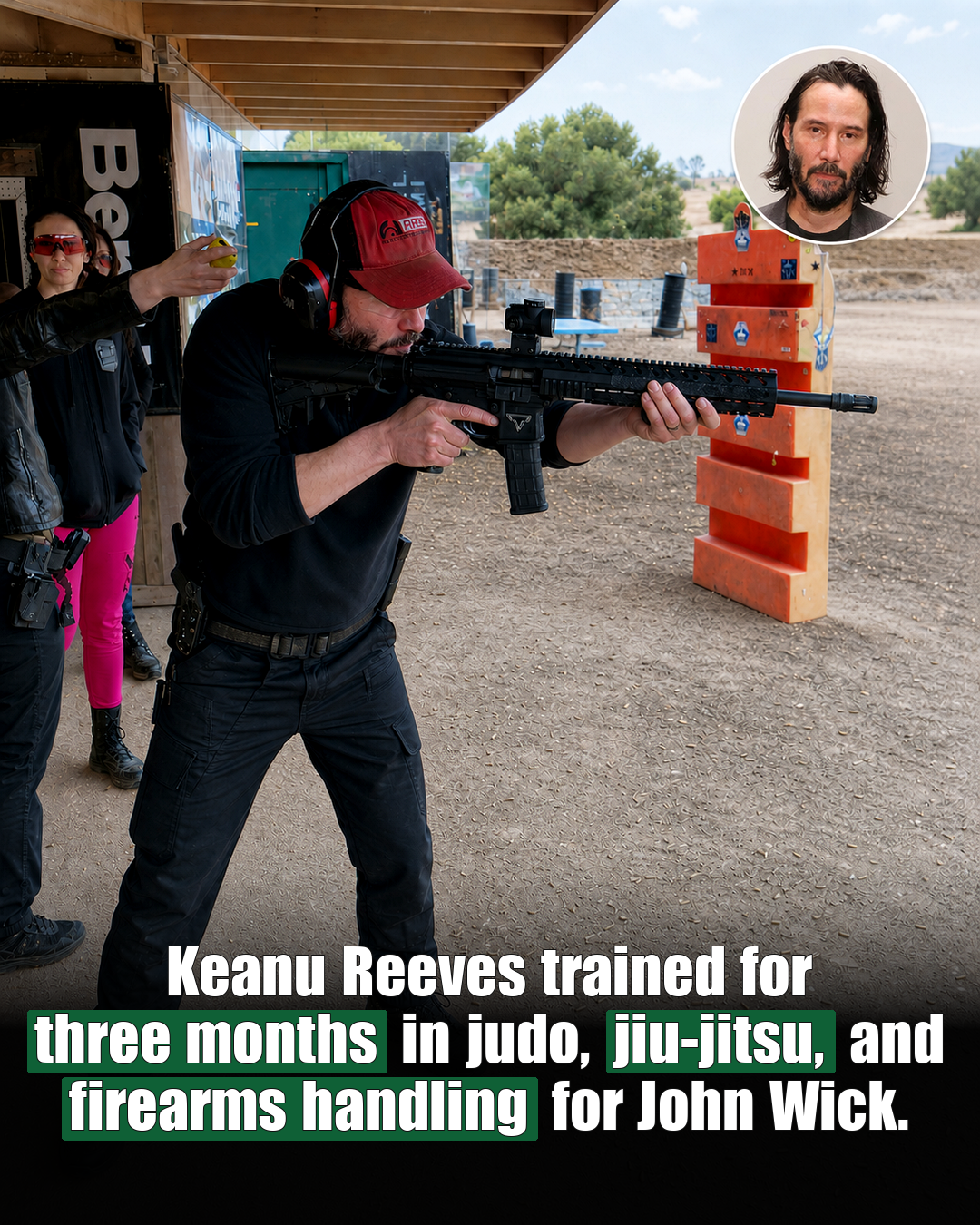 Keanu Reeves's John Wick martial arts and firearms training
