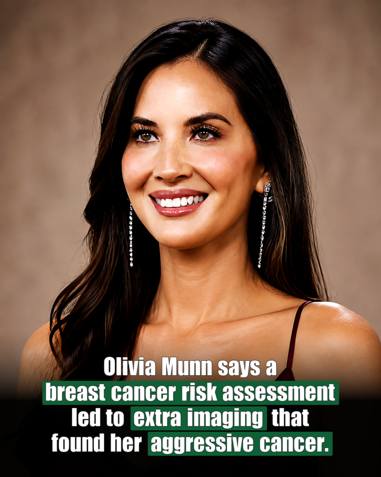 Olivia Munn breast cancer risk assessment and early detection awareness