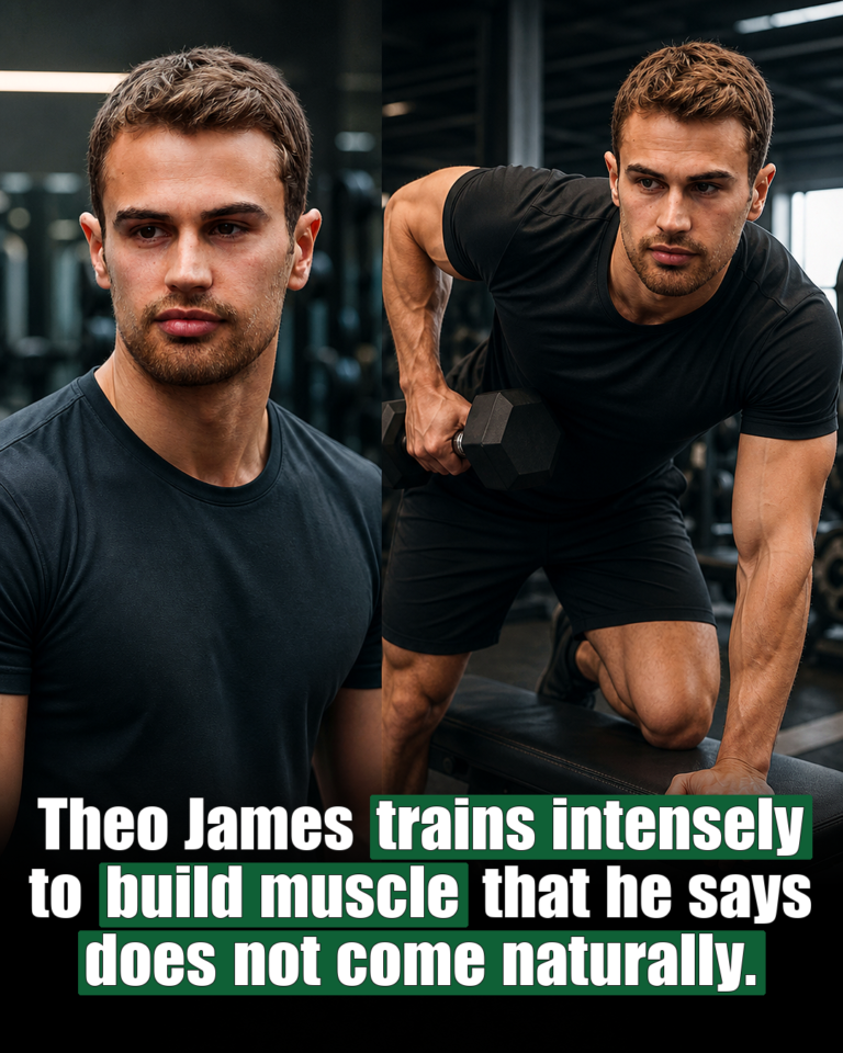 Theo James's role-prep muscle-building training