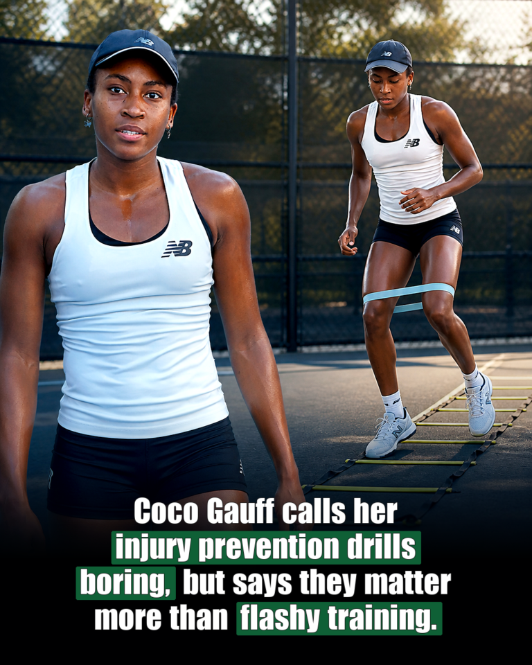 Coco Gauff's injury-prevention training