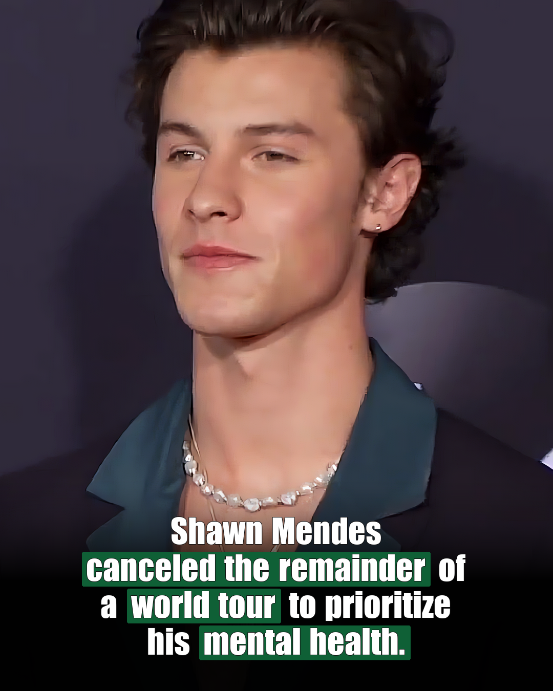 Shawn Mendes balancing fitness and mental health