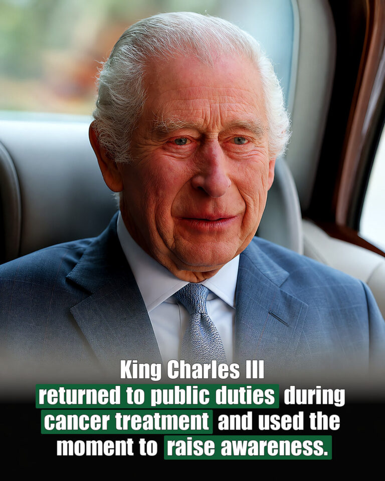 King Charles cancer treatment awareness story