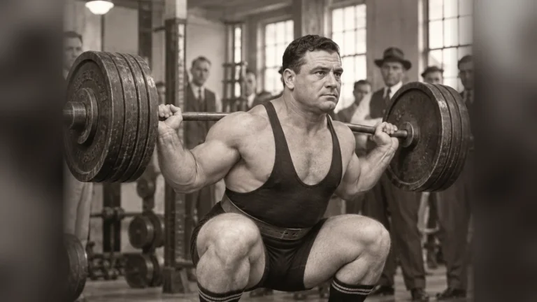 Milo Steinborn, featured image for Milo Steinborn's Rackless Squat: The Lift That Bears His Name.
