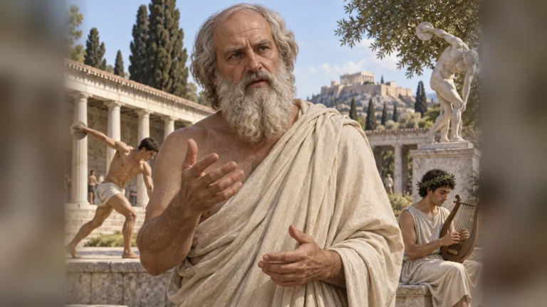 Plato, featured image for Plato on Balancing Gymnastics and Music: Training Body and Mind.