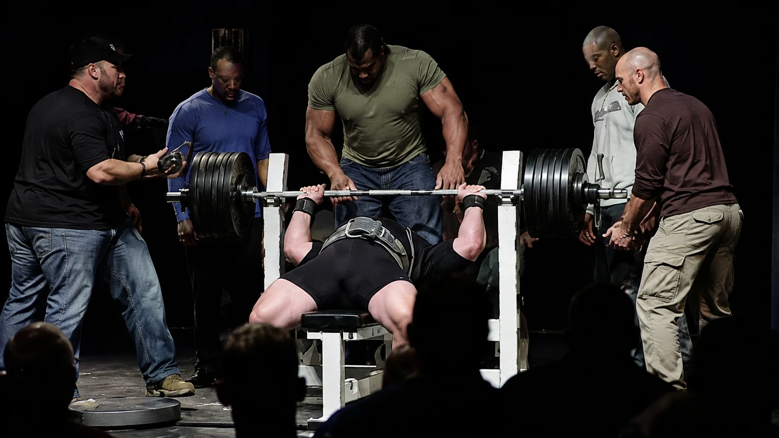 Scot Mendelson bench pressing 715 pounds at the 2005 Atlantis New England Bench Press Classic.