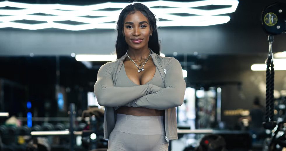Sydney Hunter smiling outside the gym