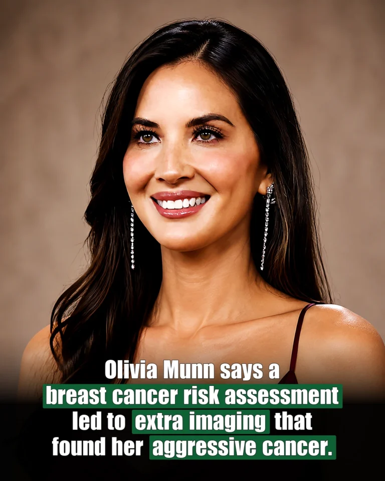 Olivia Munn breast cancer risk assessment and early detection awareness