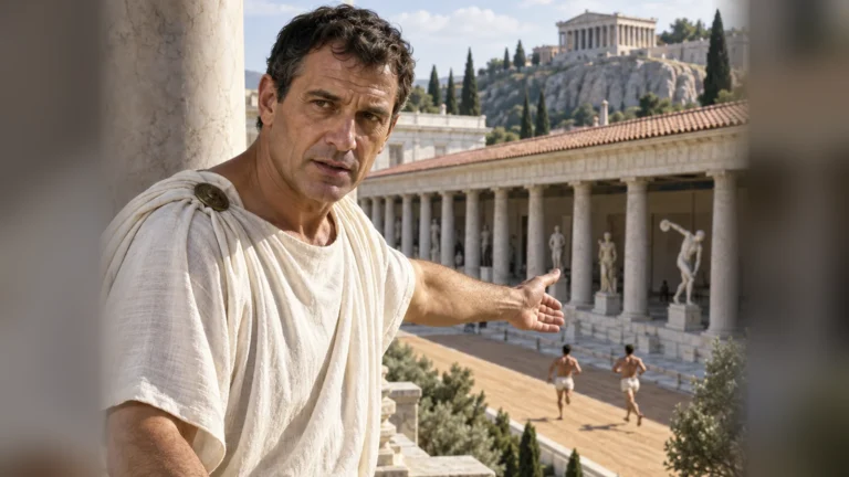 Vitruvius, featured image for Vitruvius and the Covered Track: Roman Plans for Winter Training.