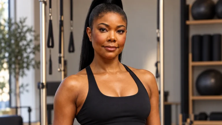 Gabrielle Union featured in a WorkoutHealthy article about fitness and well-being.