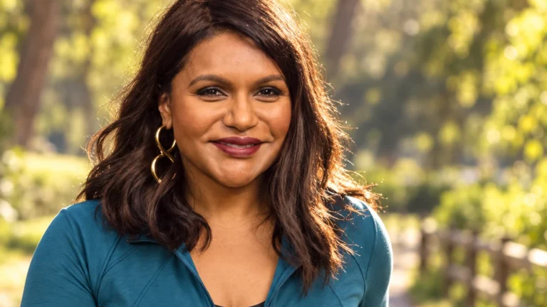 Mindy Kaling featured in a WorkoutHealthy article about fitness and well-being.